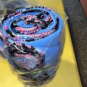 Quilted fleece blanket